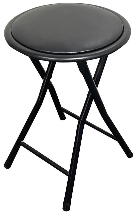 Skladacia stolička Dr-9-702 Mateo 8263 Čierna