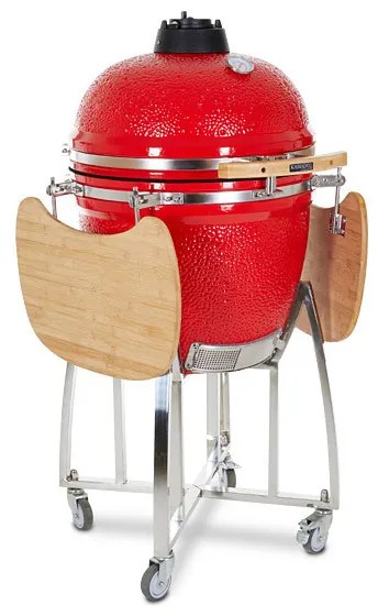 Kamado Keramický gril KLASIK SET 50cm Červený