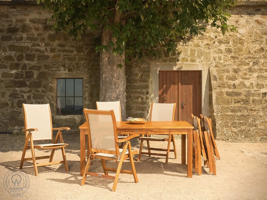 GIOVANNI set III - teaková jedálenská zostava