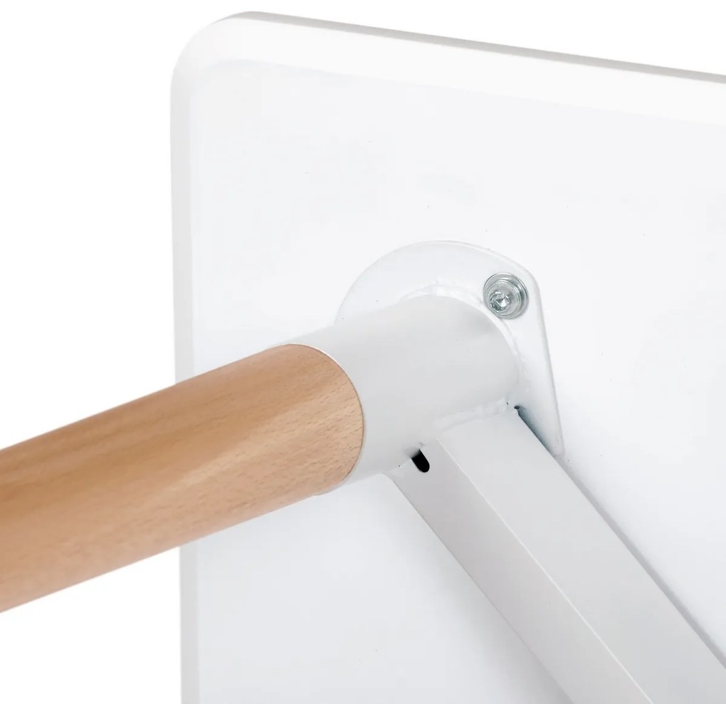 Jedálenský stôl 80 x 80 cm, biela