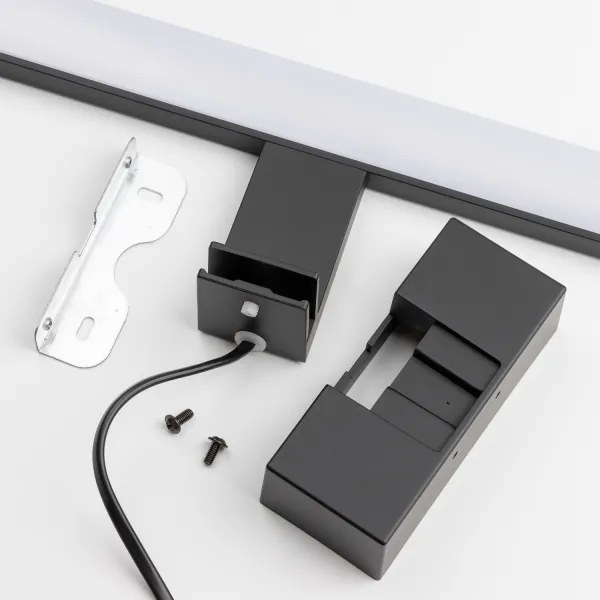 Brilagi - LED kúpeľňové osvetlenie zrkadla VESTRA LED/6W/230V 30 cm IP44 čierna