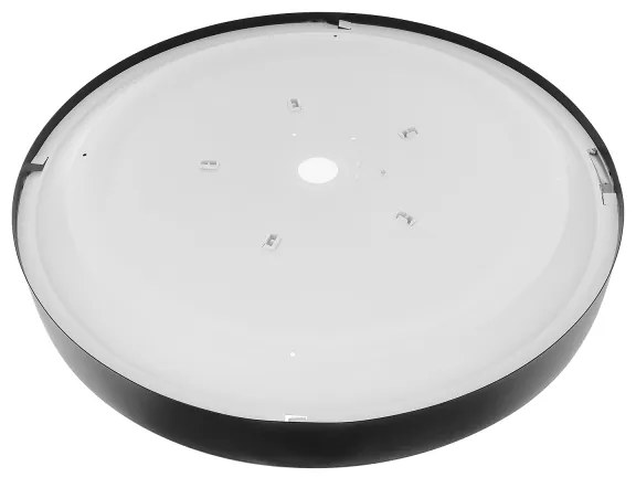 Stropné svietidlo so senzorom CLEO 5xE27/24W/230V pr. 60 cm čierne