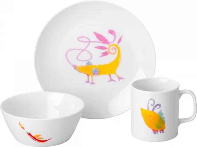 Lunasol - Fruitopia detský porcelánoý set 3 ks - Kids world (450512)