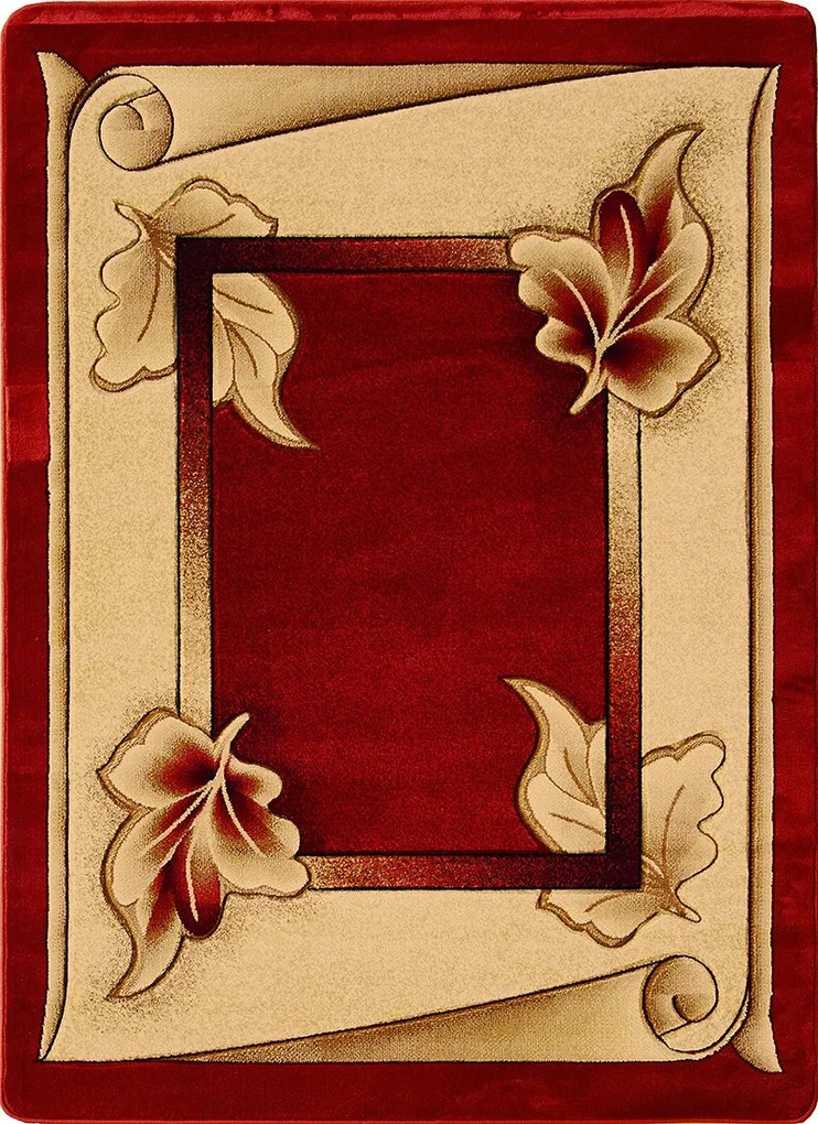 Kusový koberec Adora 7014 B (Red), 140x190, červená, obývacia izba, Berfin Dywany