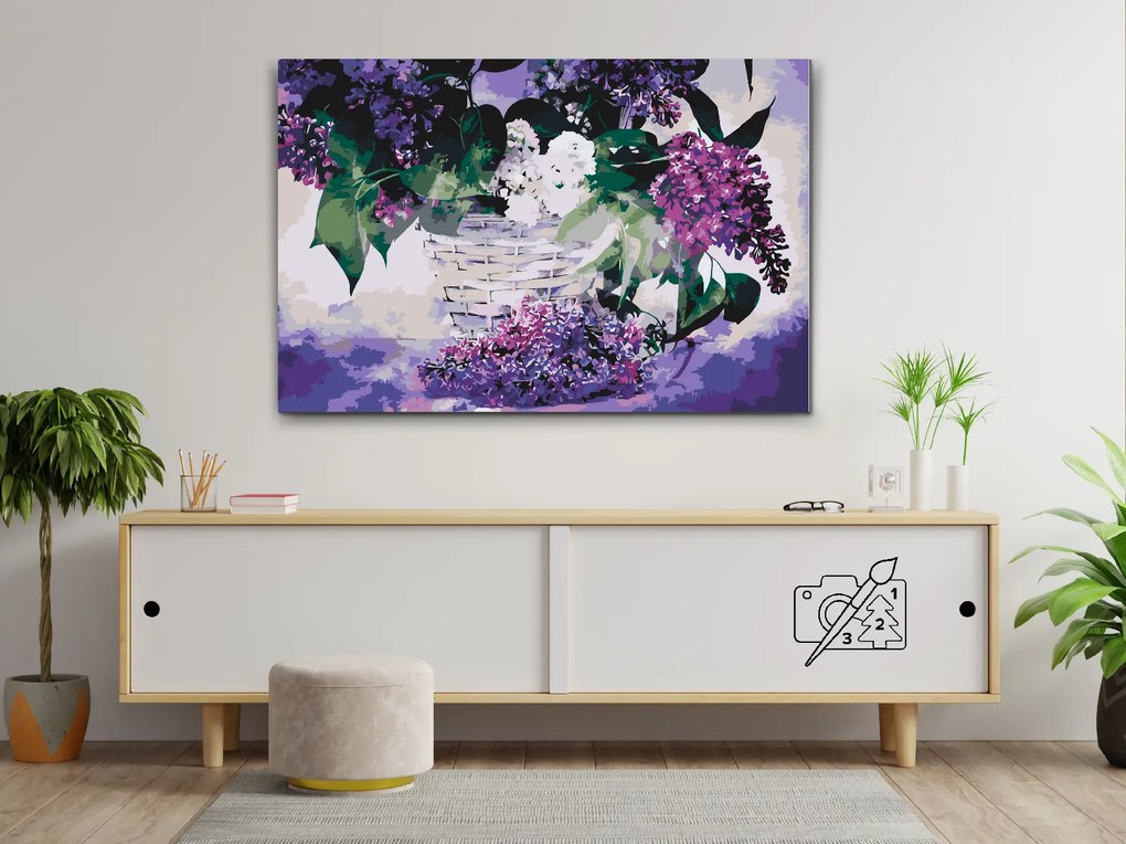 Gario Maľovanie podľa čísel Orgován Rozmery: 60 x 40 cm, Rámovanie: Iba zrolované plátno