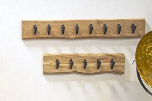 Věšiak na stenu Riviera, šírka 60 cm, masivna akácia