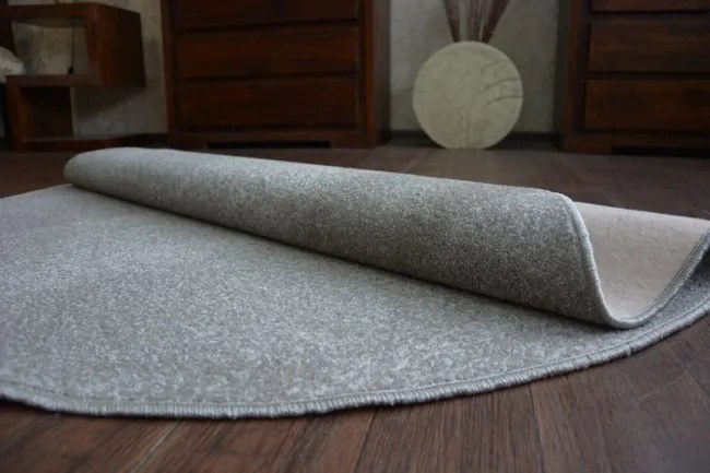 Koberec ETON strieborný kruh