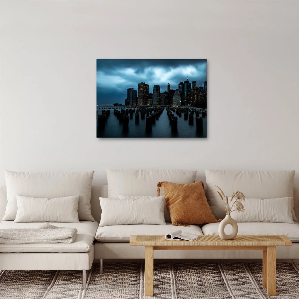 Obraz - Pohľad na mrakodrapy New Yorku (70x50 cm)