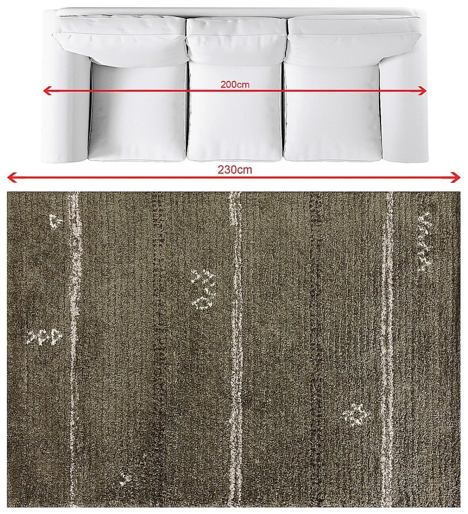 Koberec Royal jungle green 160x230cm