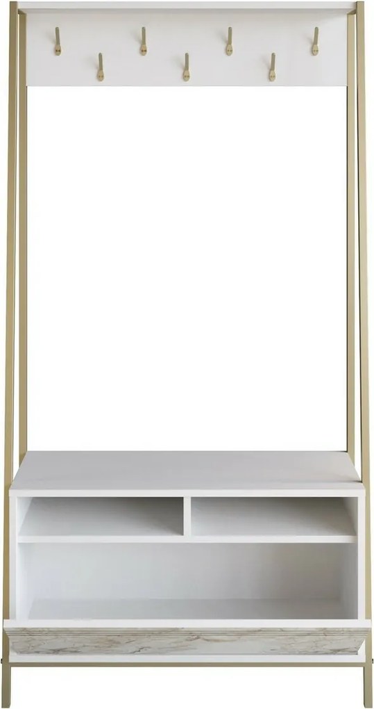 Vešiak so skrinkou na topánky Devin White