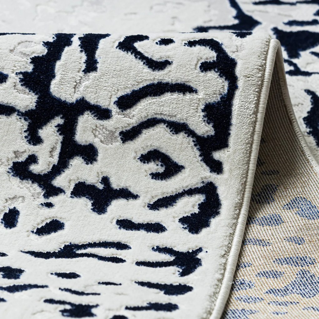 Kusový koberec Allure 1961 white/blue, 200x290, modrá, kancelária, Dywany Łuszczów