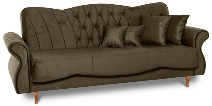 Pohovka Panama 3, hnedá (Monolith 09)