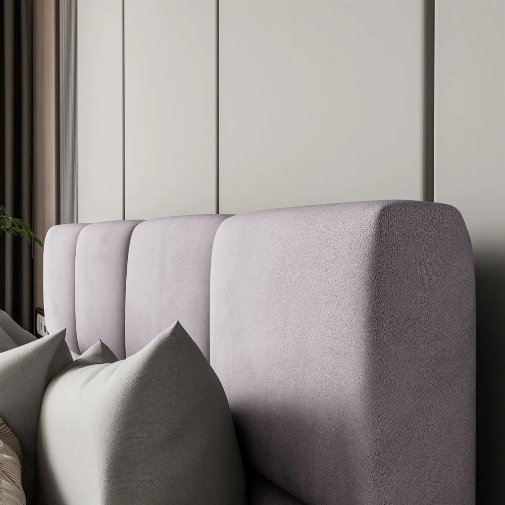 LUISI 160X200 ČALÚNENÁ POSTEĽ S ÚLOŽNÝM PRIESTOROM JASMINE 62