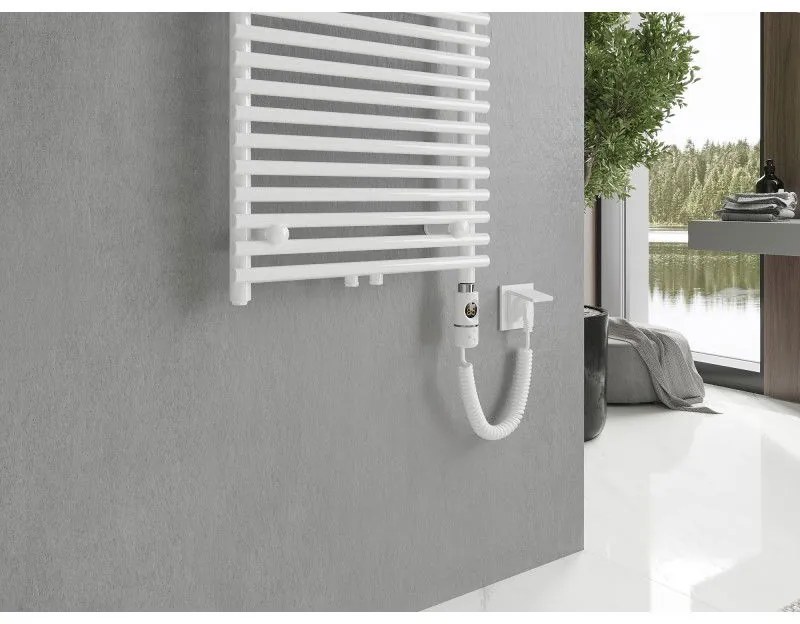 Mexen Sol, elektrické vykurovacie teleso 1200x500 mm + vykurovacia tyč 600 W, biela, W125-1200-500-2600-20