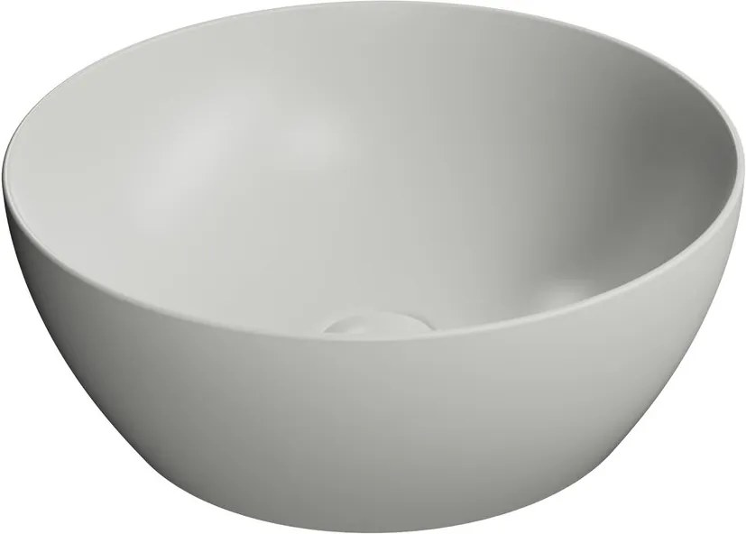 Pura 885117 umývadlo na dosku, priemer 42 cm, cenere mat