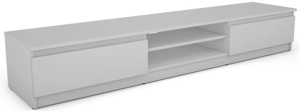 TV stolík Carlos, biely, 175 cm