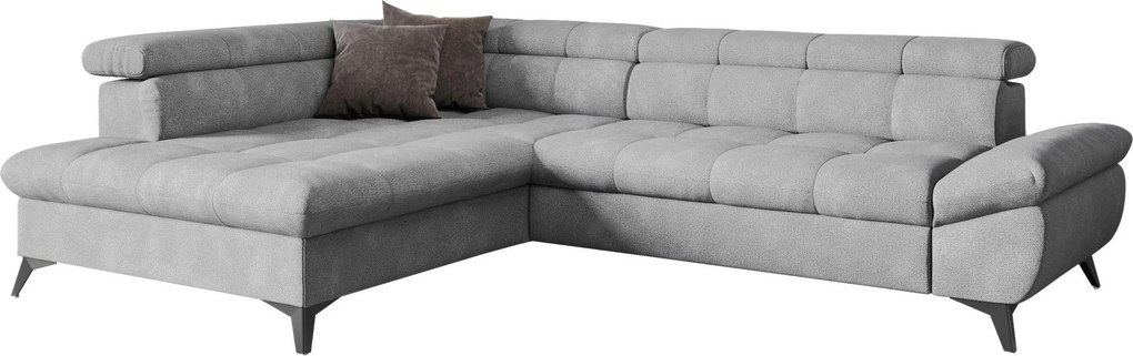 XXXLutz SEDACIA SÚPRAVA, textil, sivá Welnova - Sedačky - 000552043602