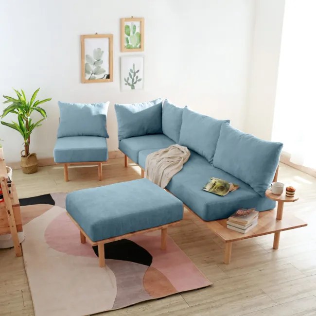 Pohovka SERI modulárna, modrá 871240