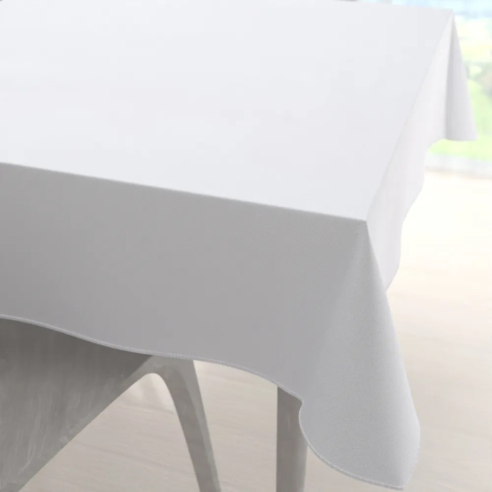 Biante Teflónový štvorcový obrus TF-068 Biely bez vzoru 140x140 cm