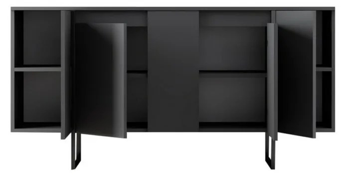 Skrinka Luxe Anthracite and Black