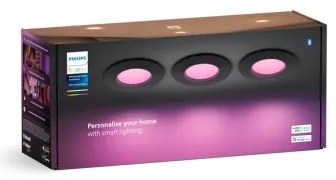 Philips -SADA 3x LED RGBW Stmievateľné kúpeľňové svietidlo Hue SLIM LED/8,3W/230V