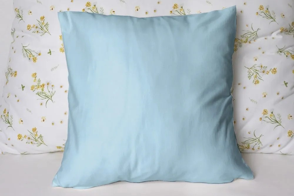 Polášek Jednofarebná obliečka na vankúš Jersey - Tmavoružová | 40 x 40 cm