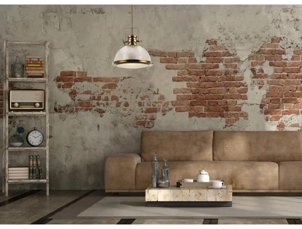 Klausen 111015 - Luster na tyči THOR 1xE27/11W/230V bronz