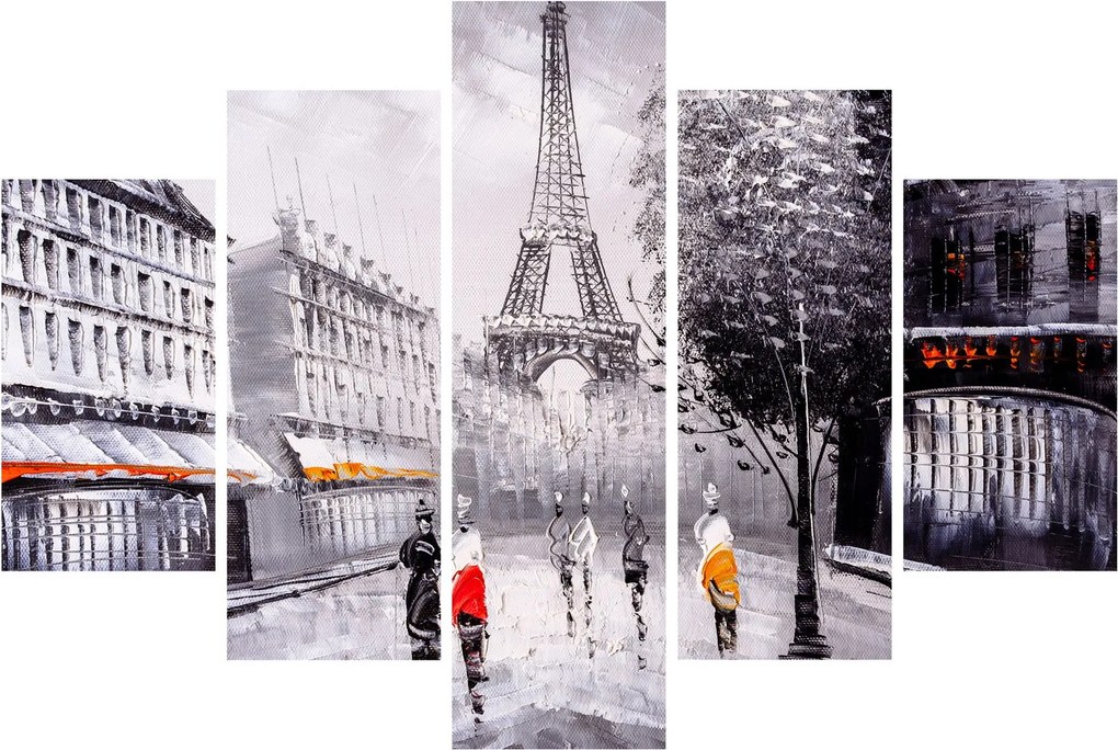 Obraz - Olejomaľba, Paríž (150x105 cm)
