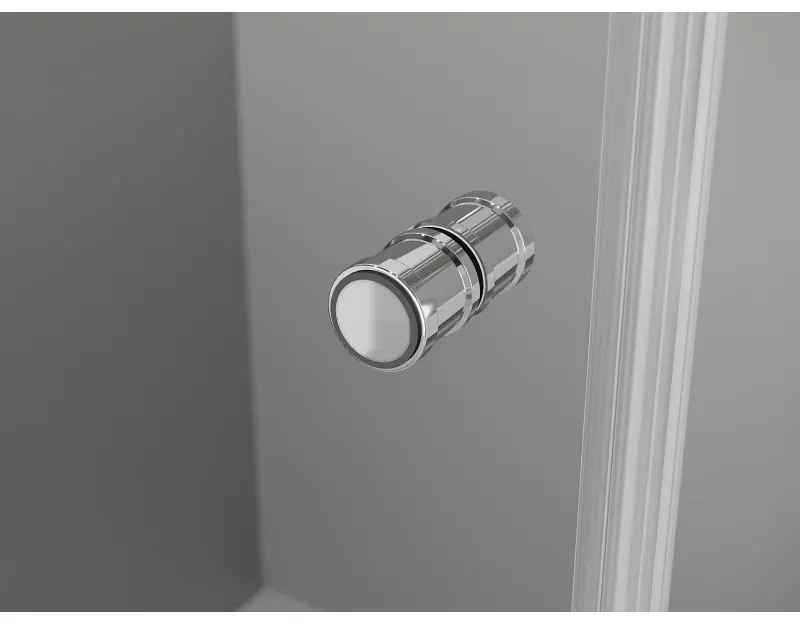 Mexen Mist-F T, 1-krídlový skladací sprchový kút pravý 120 x 85 cm, číre sklo, chrómový profil, 8A6T-120-085-01-00-P