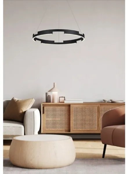 Redo 01-3173 - LED Stmievateľný luster na lanku CASTLE LED/36W/230V čierna