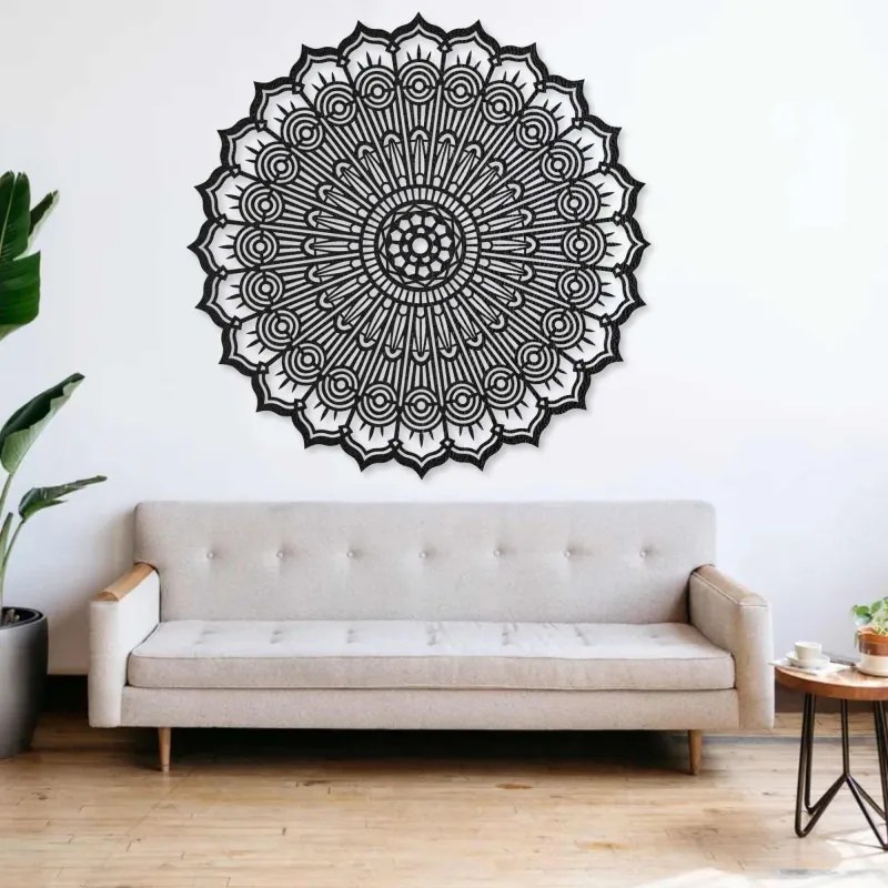Drevená mandala na stenu do obývačky| SENTOP HDF0506