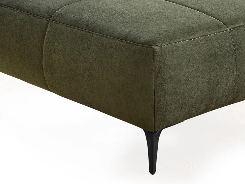 Rohová sedacia súprava Salo, zelená látka