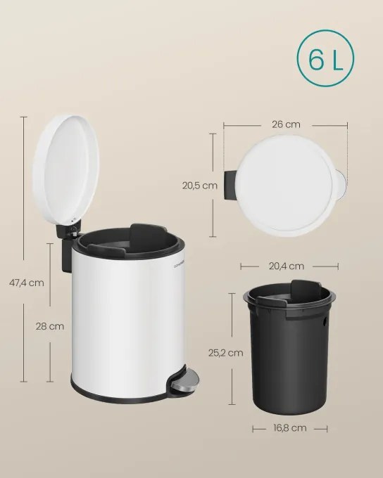 Odpadkový kôš LTB016WZ02