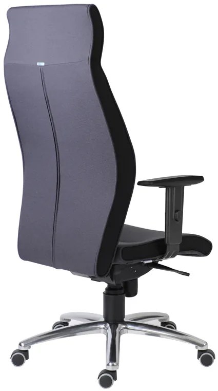 Dispečerské záťažové kreslo MEGA PLUS, tmavo sivá
