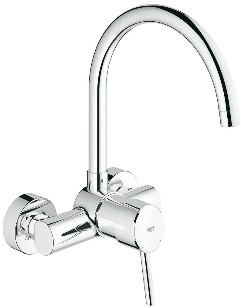 Grohe Concetto kuchynská batéria nástenná chrómová 32667001