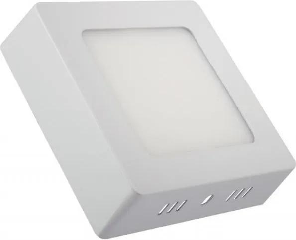 VE Prisadený LED panel 6W Teplá biela, biely rám