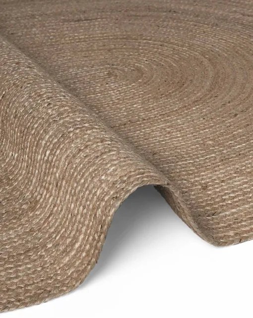 Koberec Hanse Home Jute Braided Rangpur naturálny / hnedý ovál