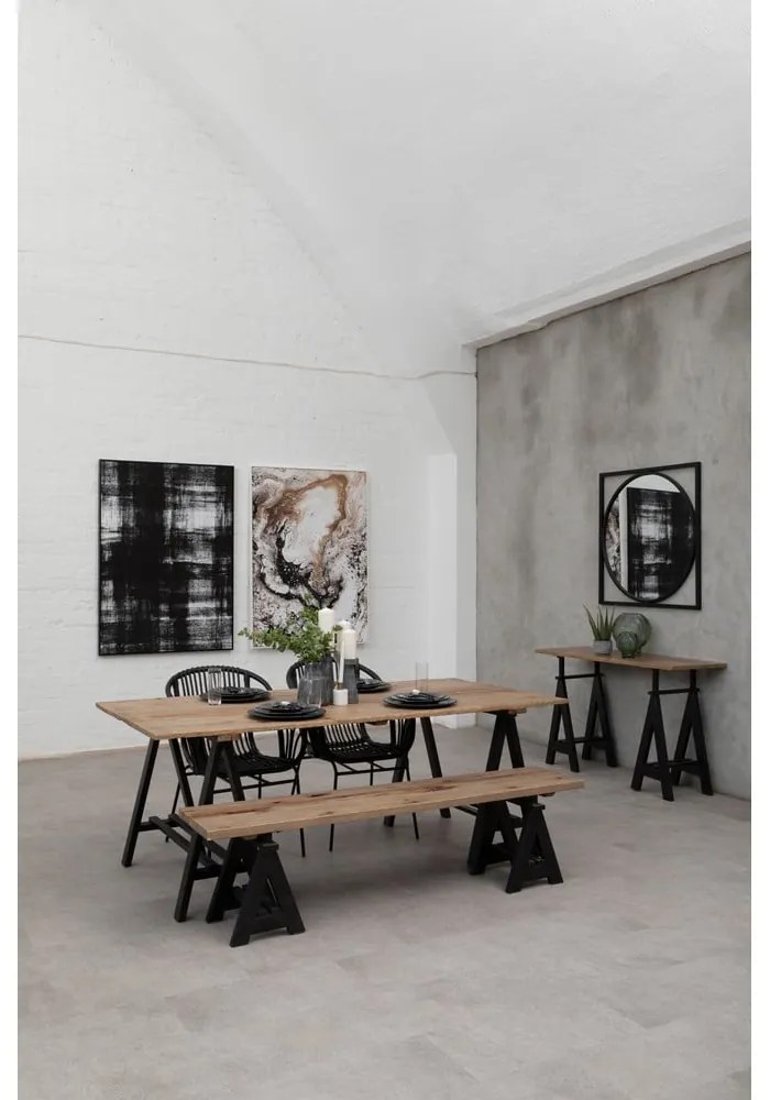 Jedálenský stôl z borovicového dreva 100x200 cm Hampstead – Premier Housewares