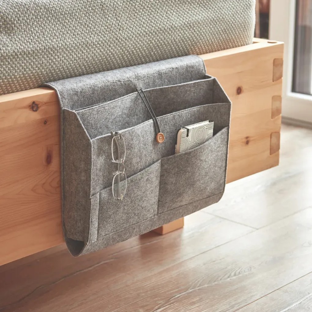 Zeller Present Látkový organizér do auta / na nočný stolík / na gauč, plstený