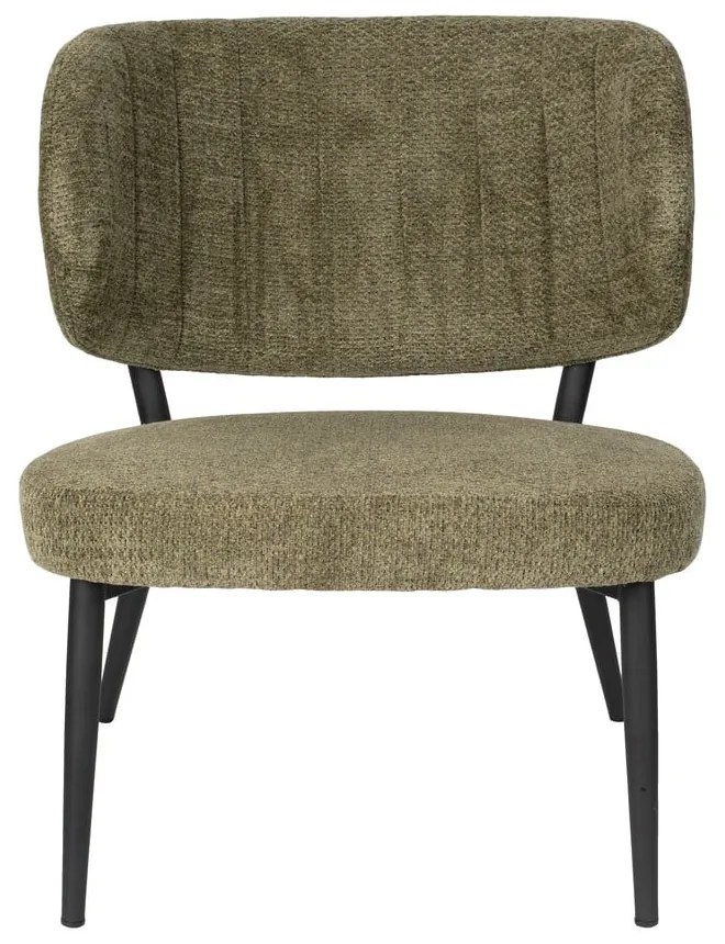 Zelené kreslo Sanne – White Label