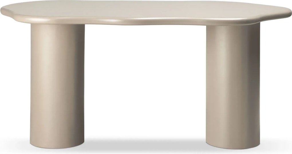 Jedálenský stôl Muse 160 cm tmavo béžový