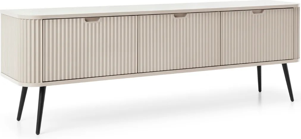 TV skrinka Zova (RTV168), kašmír/čierna