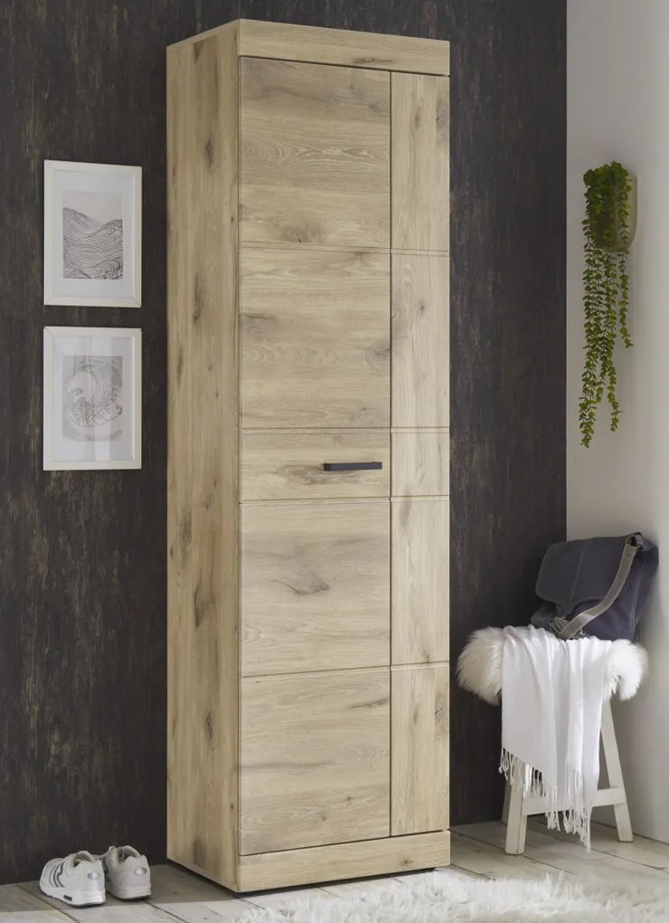 Predsieňová šatníková skriňa Barcelo, dub viking
