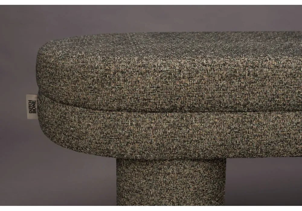 Hnedá lavica z textílie buklé Fern – Dutchbone