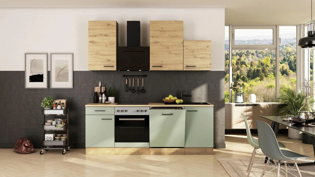 XXXLutz KUCHYNSKÝ BLOK 220 cm FlexWell - Online Only kuchyne - 002539009147