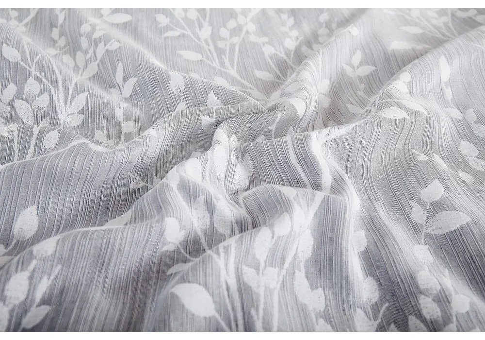 Sivé obliečky na jednolôžko zo žakára 140x200 cm Boston – My House