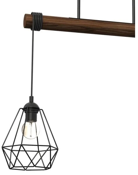 Prisadený luster ACERO 3xE27/60W/230V