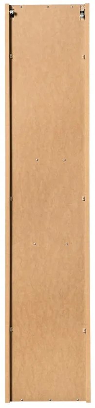 Kúpeľňová zostava Line Reed Green Pati so skrinkami a umývadlami 140 cm zelená/dub evoke