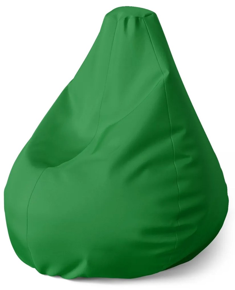 Sablio Sedací vak Pear Tmavozelená - 70 x 95 x 15 cm
