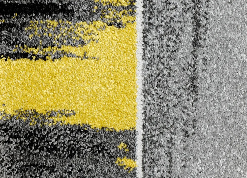 Ayyildiz, Kusový koberec Lima 1350 yellow, 160x230, šedá, kancelária